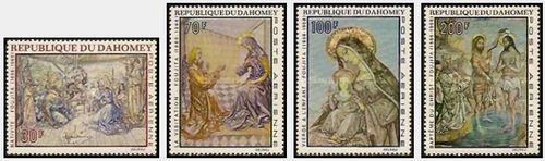 Timbres Religion Arts Tableaux. Dahomey PA93/6 * lot 12086 - Picture 1 of 1