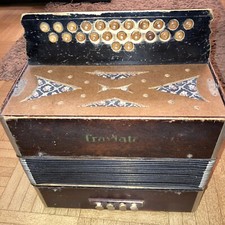 Altes Akkordeon TRAVIATA Harmonika TOLLE DEKO!