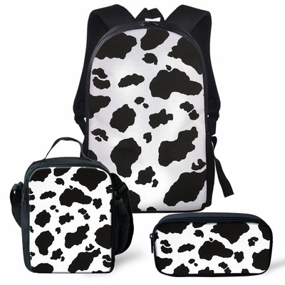 Leopard Grain 17in Backpack Lunch Bag 
