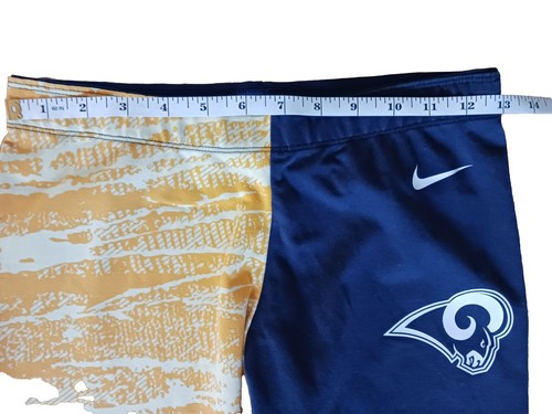 Los Angeles Rams Women's Leggings NFL Nike Team Apparel Medium Football Sports - Picture 4 of 10
