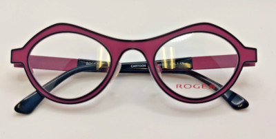 Roger Cartoon Jans 46 23 Burgundy Eyeglass Frames The Netherlands | eBay