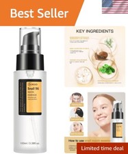 Luxury Snail Mucin Facial Serum for Youthful, Glowing Skin - All Skin Types