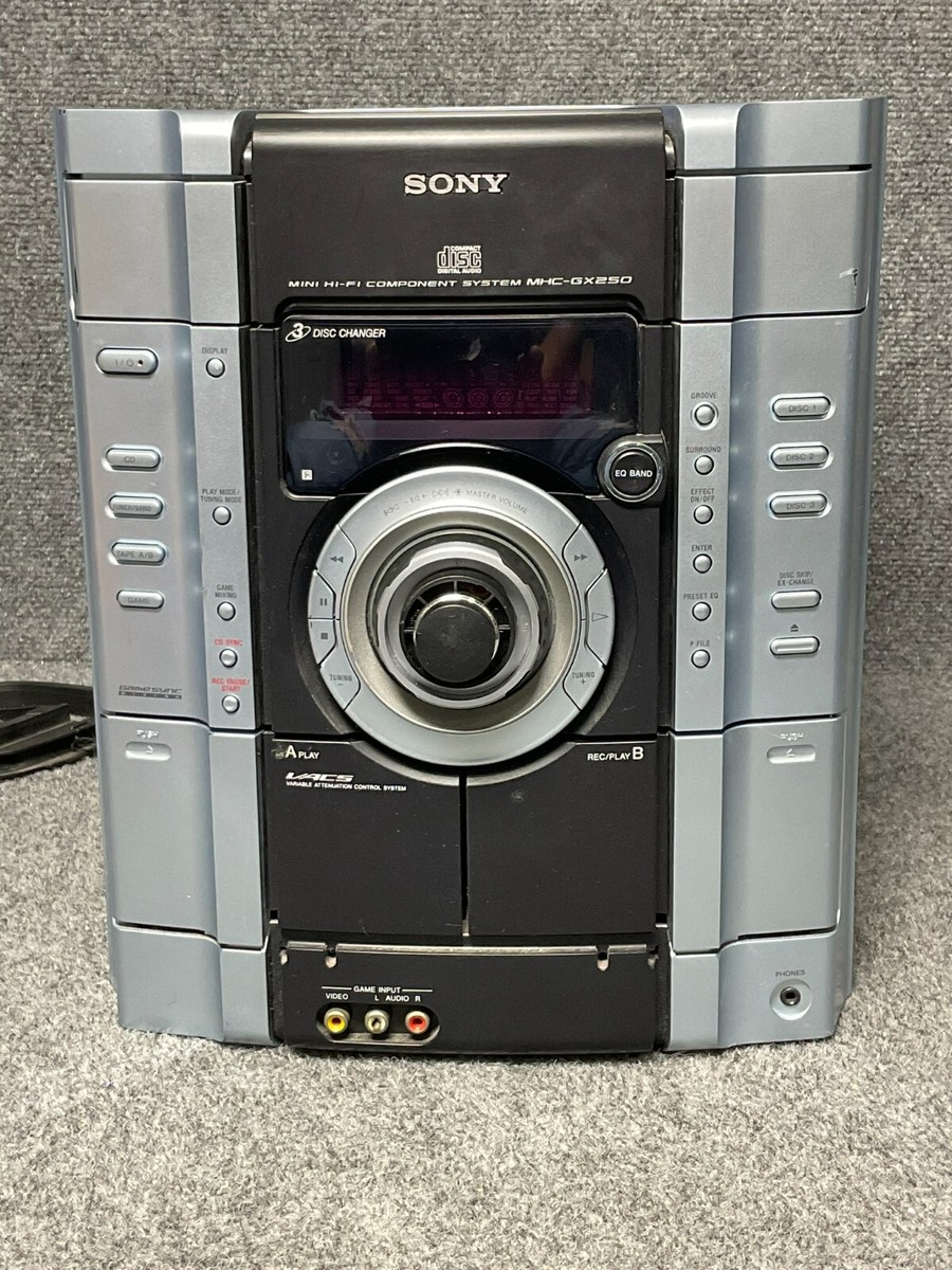 Vintage Sony HCD-GX250 Mini Hi-Fi Stereo CD Cassette Radio Speaker