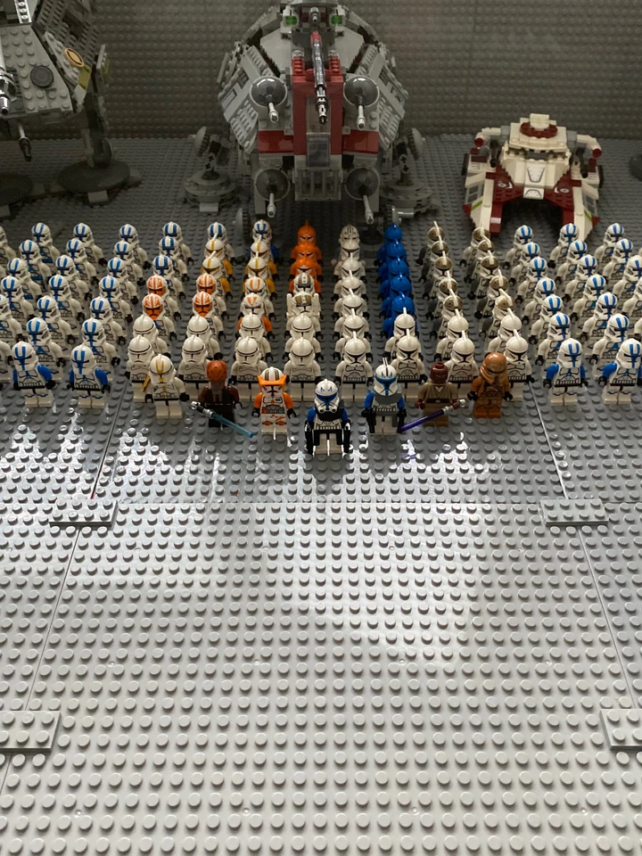 Лот из 3 Lego Star Wars солдат-клон армия P1 клон P2 Star Wars Lego Clone Wars - Изображение 2 из 4