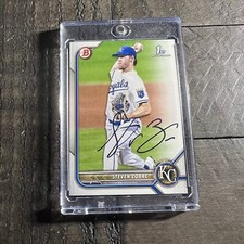 Steven Zobac Signed IP Auto Bowman 2022 Draft #BD-101 RC Autograph ￼￼