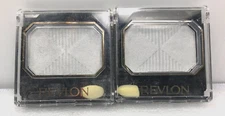 (2) REVLON Custom Eyes Eye Shadow- ICED SILVER  *VINTAGE ORIGINAL SOLD AS-IS