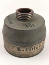 Auer " S- Filter für den zivilen Luftschutz" datiert 1943, ungereinigtes Stück