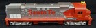 LOT OF 10 TYCO HO Scale SANTA FE Locomotive and Train Cars UNTESTED — photo 2