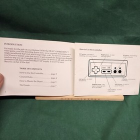 NES Nintendo Heavy Shreddin manial only no game