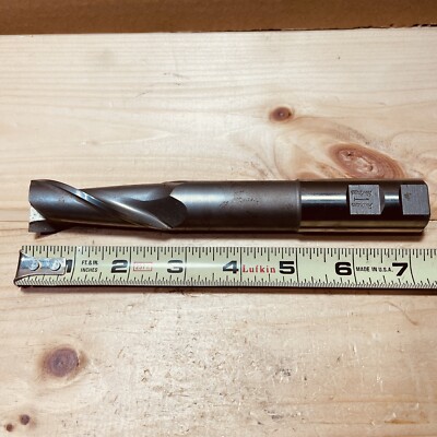 Putnam USA 1  2 flute HSS end mill 1  shank 7 1/4'' OAL High Speed 2.50  LOC