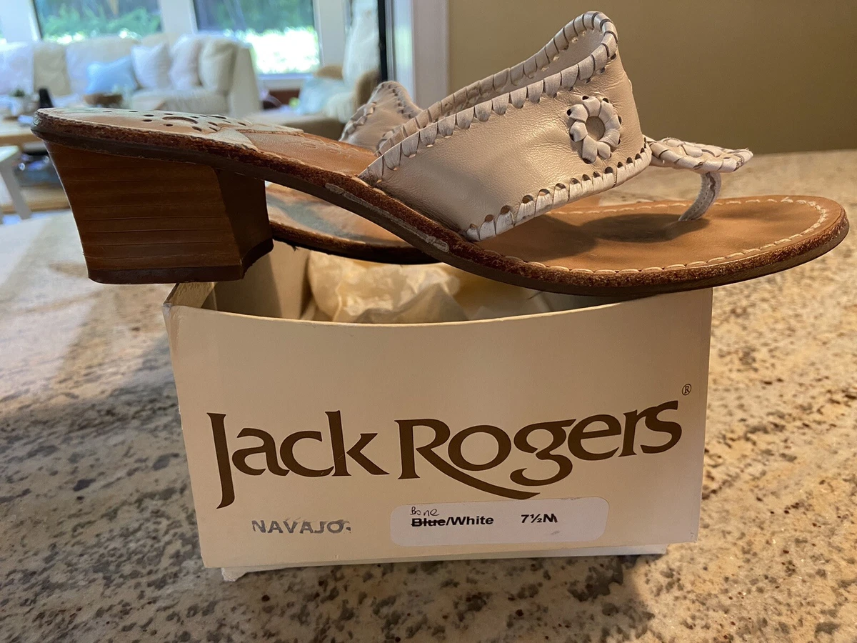 Jack rogers bone and white sale