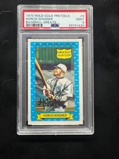 1970 Rold Gold Pretzels #9 Honus Wagner Baseball Greats PSA 9