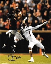 TYLAN WALLACE HAND SIGNED OKLAHOMA STATE COWBOYS 8X10 PHOTO W/COA