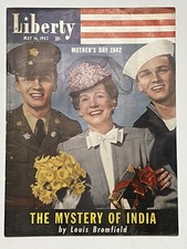 VTG 1942 Mother’s Day LIBERTY MAGAZINE 16 MAY 1942 WWII NEWS & ENTERTAINMENT