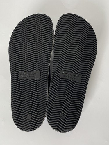Isabel Marant Ecksen schwarz weiß gepolsterter Tanga Flip Flop Sandale aus Leder 37/7 US - Bild 15 von 17