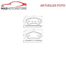 SATZ BREMSBELÄGE BREMSKLÖTZE BOSCH 0 986 494 713 A FÜR CITROËN C4 CACTUS