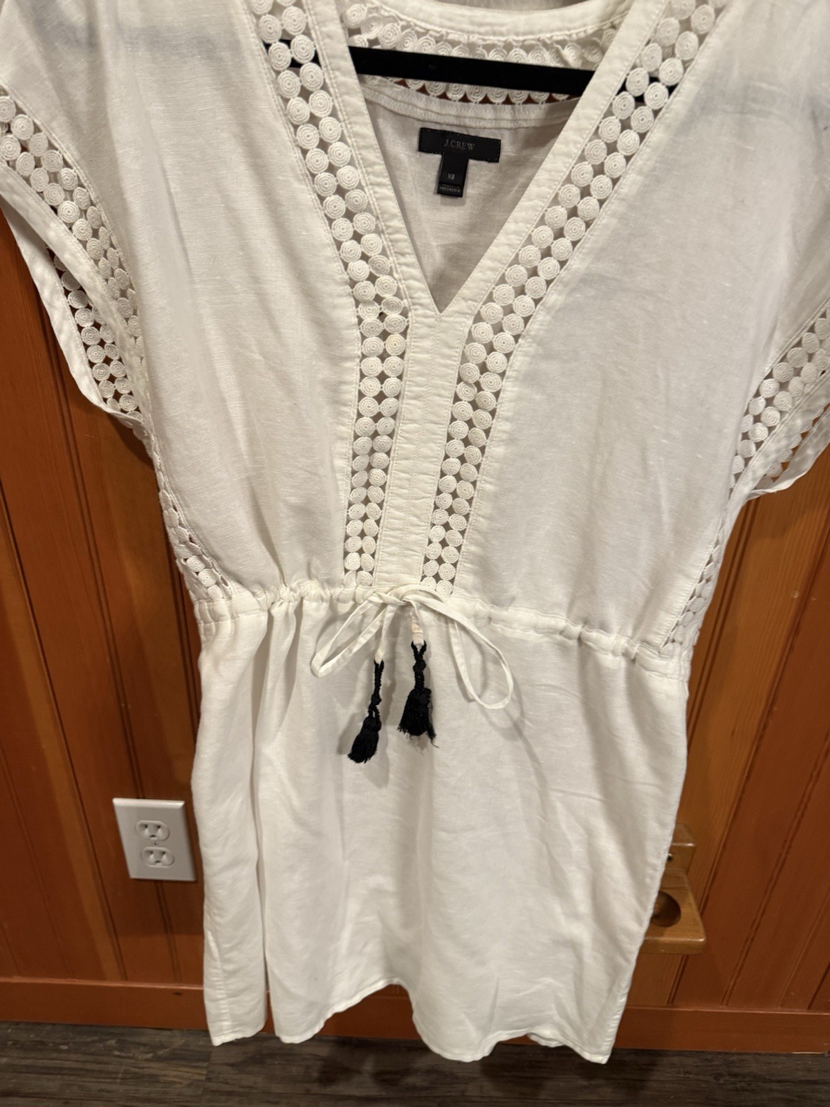 J.Crew Swimsuit Linen Cover-Up, Size Extra Small ￼