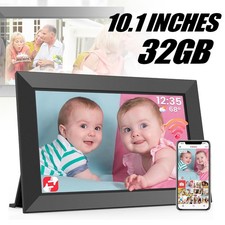 Photo Frame WiFi Digital Frameo App Grouptronics 10.1 Inch Touch Screen 32GB UK