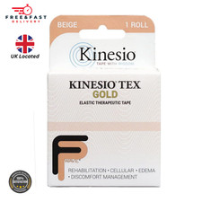 Kinesio Taping - Elastic Therapeutic Athletic Tape Tex Gold FP - Beige– 5cm x 5m 3.00 per metre