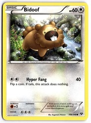 Bidoof 106/146 XY Base Set