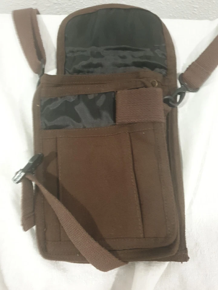 Vintage ROTHCO Venturer Crossbody Bag Organizer Travel Portfolio Canvas - Image 4 of 4