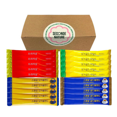 Korean Coffee Mix Sampler | Instant Variety Pack 20 Sticks | Maxim & Ediya