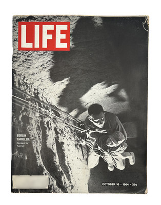 LIFE Magazine October 16, 1964 Berlin Thriller Tunnel Escape Cover