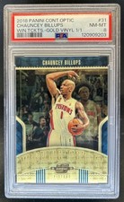 2018-19 Contenders Optic Chauncey Billups Winning Tickets Gold Vinyl #1/1 PSA 8