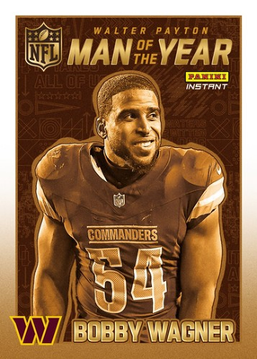 #ad 2025 26 Panini Instant NFL #WPMOY Bobby Wagner Washington Commanders PRESALE $7.49