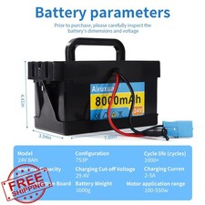 Airuxuan 24V 8Ah Lithium Battery for Ride-On Cars Power Wheels