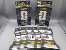 2026 Panini Fifa World Cup 4-Card Sleeved Booster(5) +Sticker Hanger(2) Lot