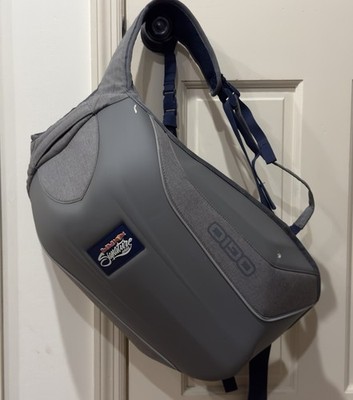 OGIO No Drag Red Bull Signature Series Gray Blue Red Motorcycle Riding Backpack