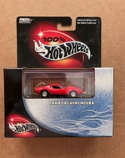 100% Hot Wheels 2000 Lamborghini Miura 54554 Red