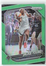 Jackie Young 2025 Panini Prizm WNBA Lime Green #/225 #23 Las Vegas Aces
