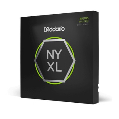 D'Addario NYXL45105 Long Scale Light Top, Med Bottom, 45-105 Bassgitarrensaiten