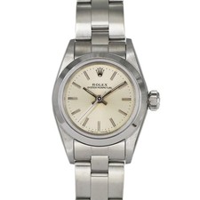 ROLEX 67180 Silver Case Size 24.0mm Ladies Used Watch #21321