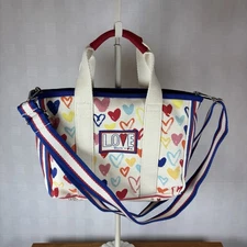 Brighton Red White and You Mini Tote / Crossbody Bag