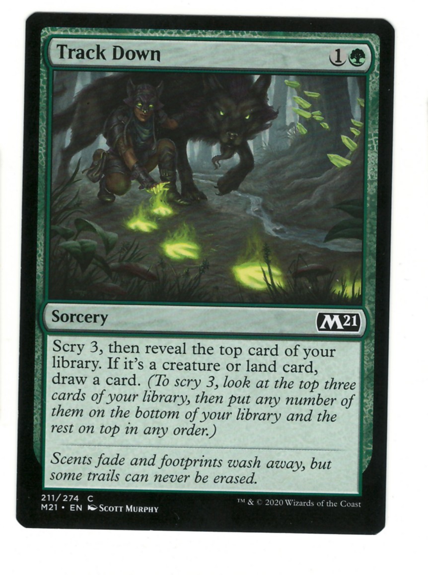 Track Down 211 Common Core Set 2021 Magic: The Gathering Near Mint