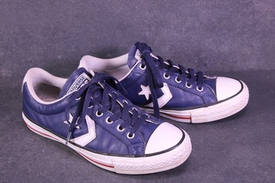 Converse Sneaker Chucks Star Player OX Gr. 37 blau weiß Unisex Leder BC1830