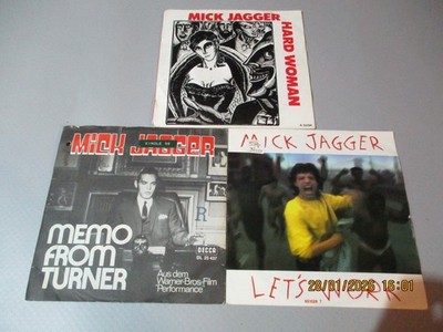 7'' Single Vinyl Sammlung  3x Mick Jagger