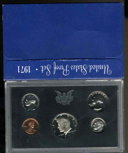 1971 S PF Proof Set U.S. Mint Original Government Packaging OGP COIN SET#1501