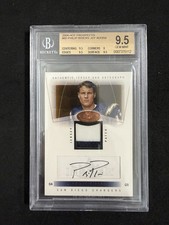 2004 Fleer Hot Prospects Philip Rivers Rookie Gem Mint Jersey On Card Auto /350. rookie card picture