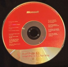 Microsoft IntelliPoint 6.1 Mouse Software Disc for PC and Mac