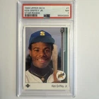 1989 UPPER DECK # 1 STAR ROOKIE KEN GRIFFEY JR PSA 7 NM SEATTLE MARINERS