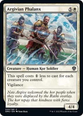 Magic DMU C Argivian Phalanx #5 NM PLAYSET 4x