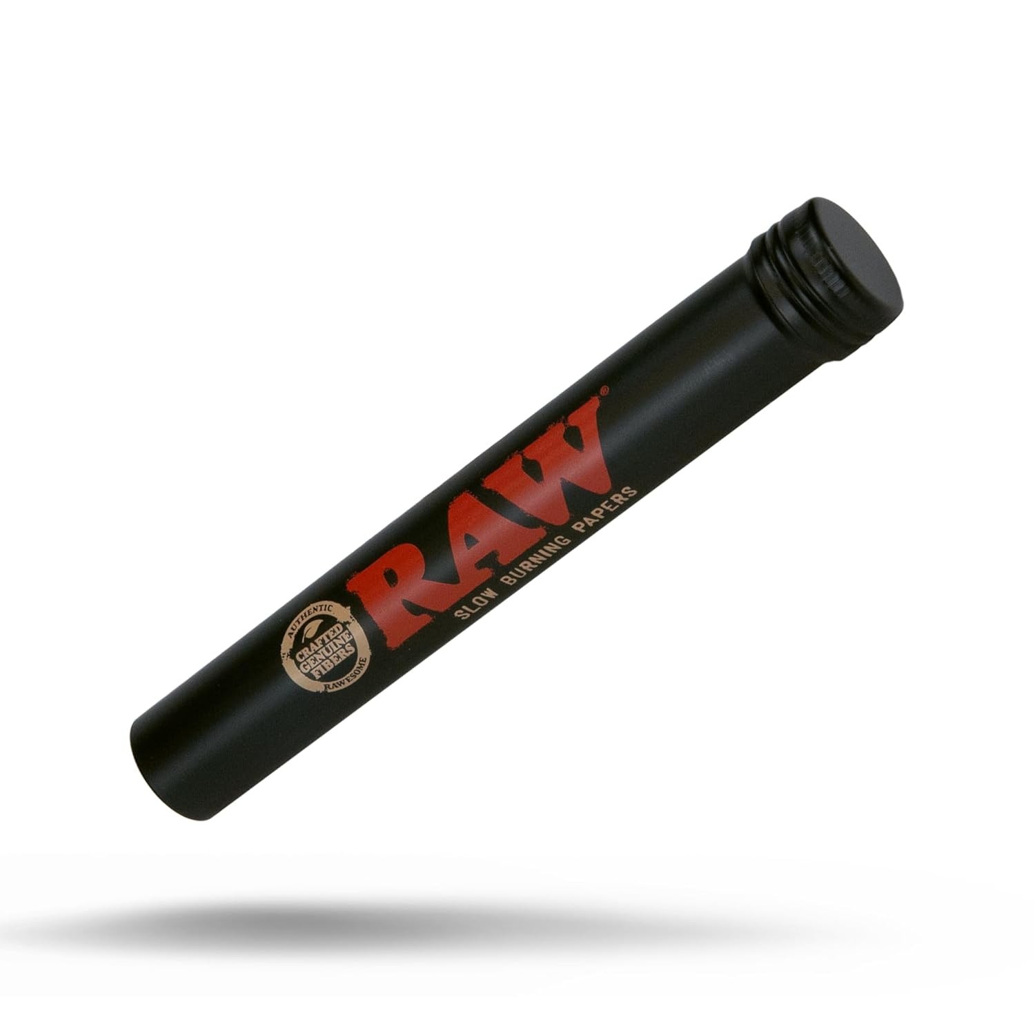 RAW Extendo Lighter + RAW Aluminum Tube Black 110mm | Smell-Proof Travel Set