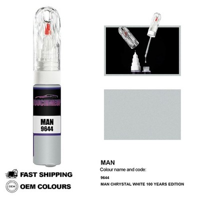 FOR MAN MAN CHRYSTAL WHITE 100 YEARS EDITION 9644 Touch Up Paint Pen Brush Fix