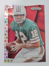 2014 Panini Prizm NFL Shield Red Logo /75 Bob Griese #56 Miami Dolphins