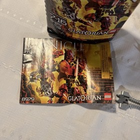 Lego Bionicle Glatorian 8979 Malum Complete With Canister & Manual