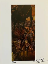 Original Salvador Dali, 1974 signed lithograph, coa + appraisal for $3,500US(6%)